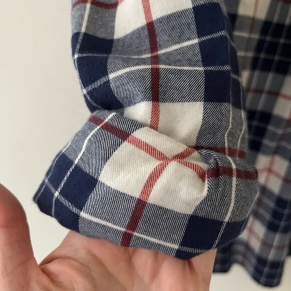 J Crew Flannel Shirt Size M - Picture 5 of 5